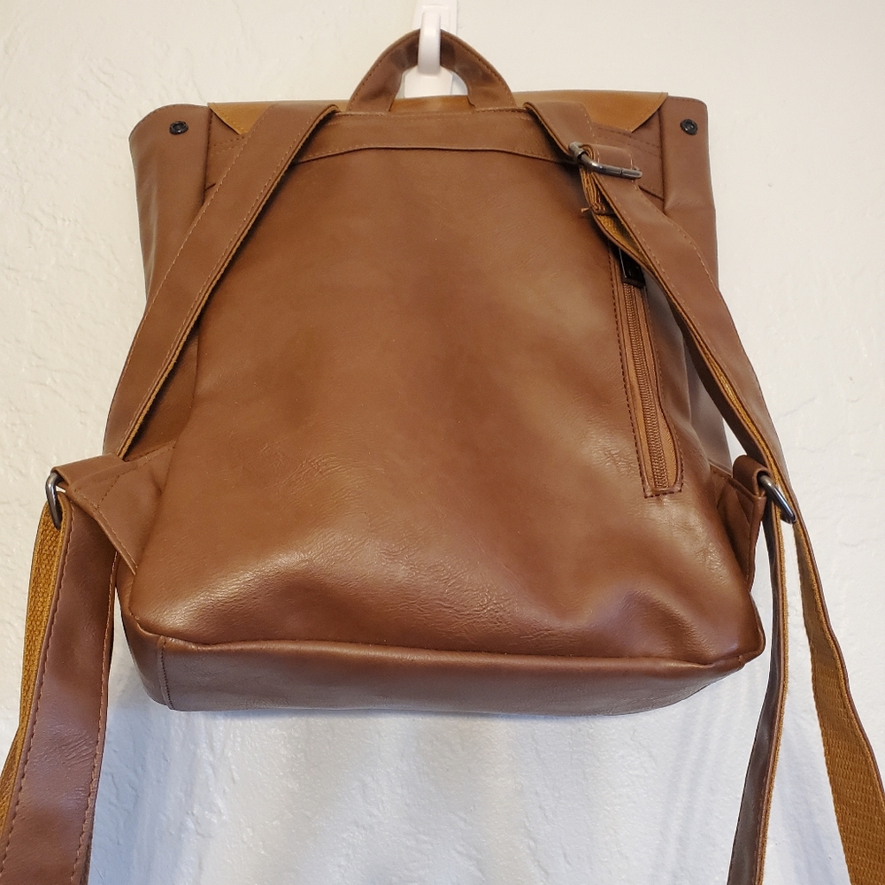 Vegan Leather Backpack